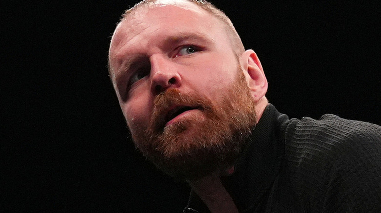 Jon Moxley looks out into the crowd