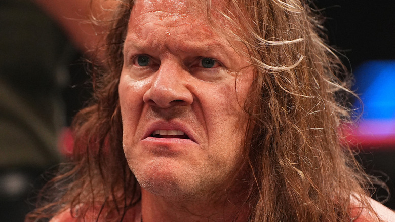 Chris Jericho with angry face