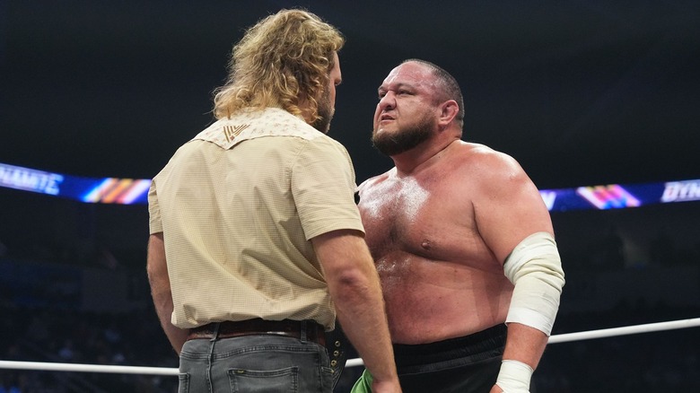 Hangman Page and Samoa Joe on AEW Dynamite
