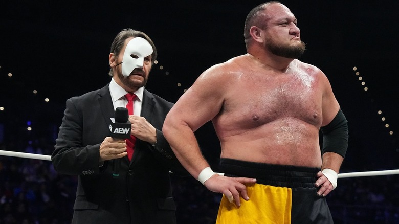 Tony Schiavone and Samoa Joe on AEW Dynamite