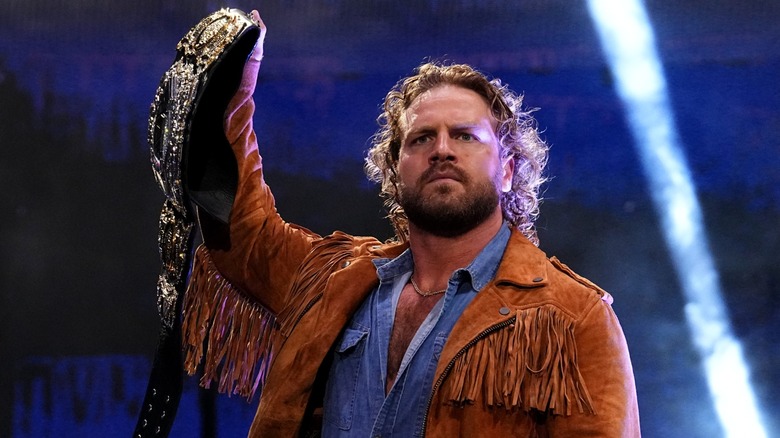 "Hangman" Adam Page makes entrance on "AEW Dynamite"