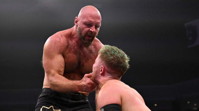 Jon Moxley menaces Francesco Akira