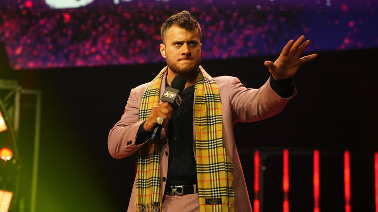 MJF hushes the crowd