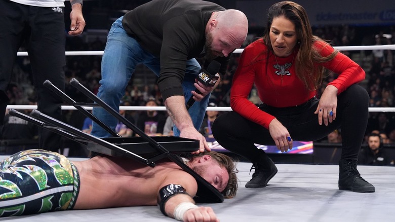 Will Ospreay, Jon Moxley, and Marina Shafir on AEW Dynamite