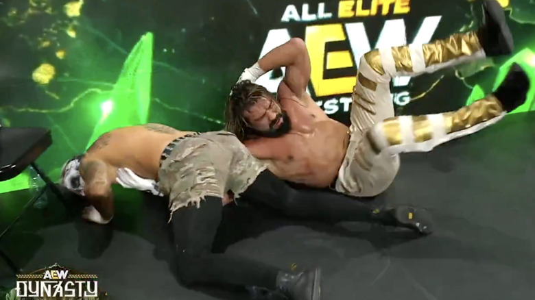 Allin and Andrade on the outside