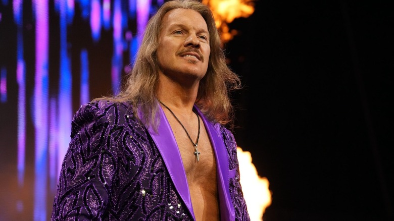 Chris Jericho makes an entrance