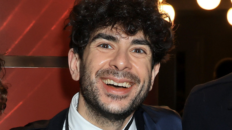 Tony Khan smiling