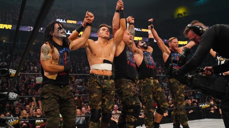 The Inner Circle at AEW Full Gear 2021