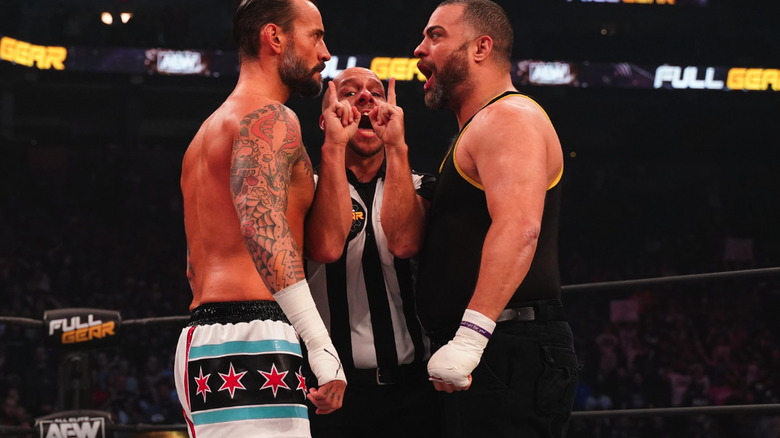 CM Punk and Eddie Kingston get ready to fight