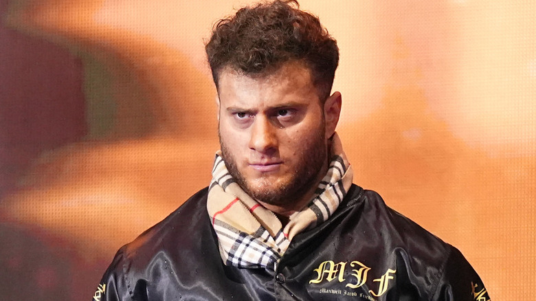 MJF during his entrance in AEW