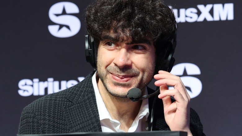 Tony Khan smiling 