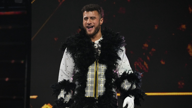 MJF makes an entrance