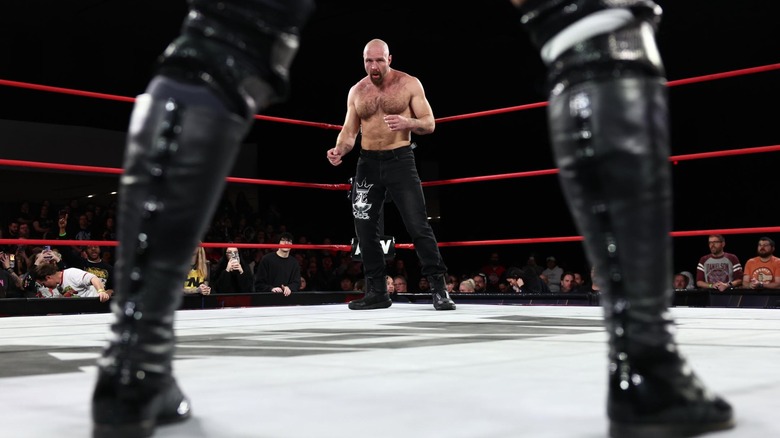 Jon Moxley is cornered