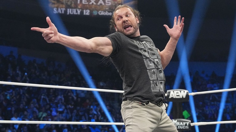 Kenny Omega in the ring