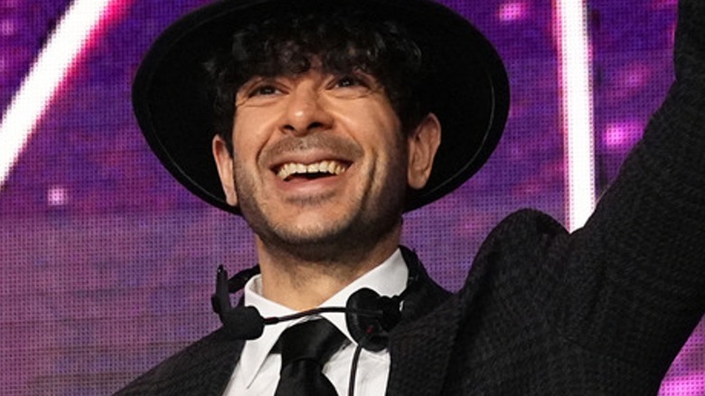 Tony Khan smiling
