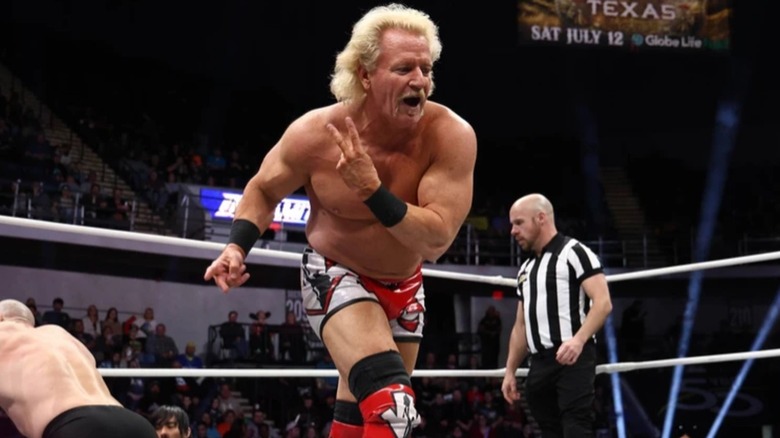 Jeff Jarrett in the ring