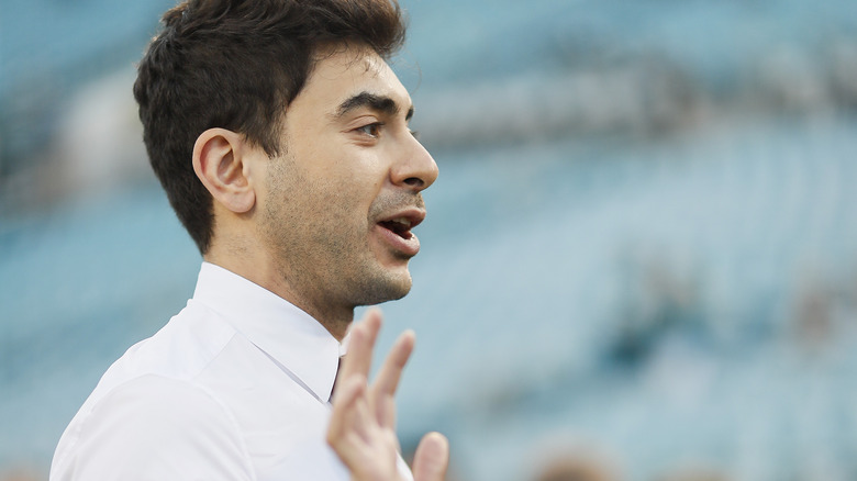 Tony Khan speaking