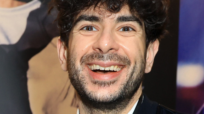 Tony Khan smiling