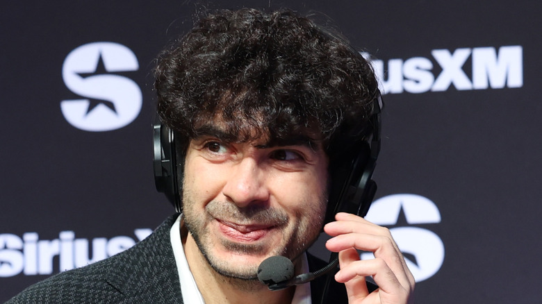 Tony Khan smiling