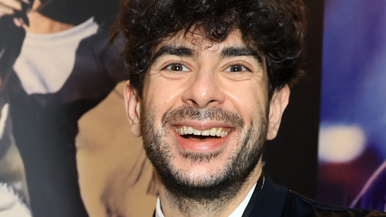 Tony Khan smiling