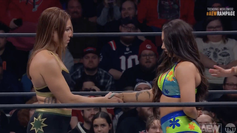 Shafir and Blue in the ring