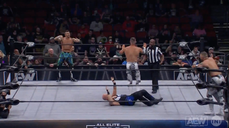 The four men in the ring