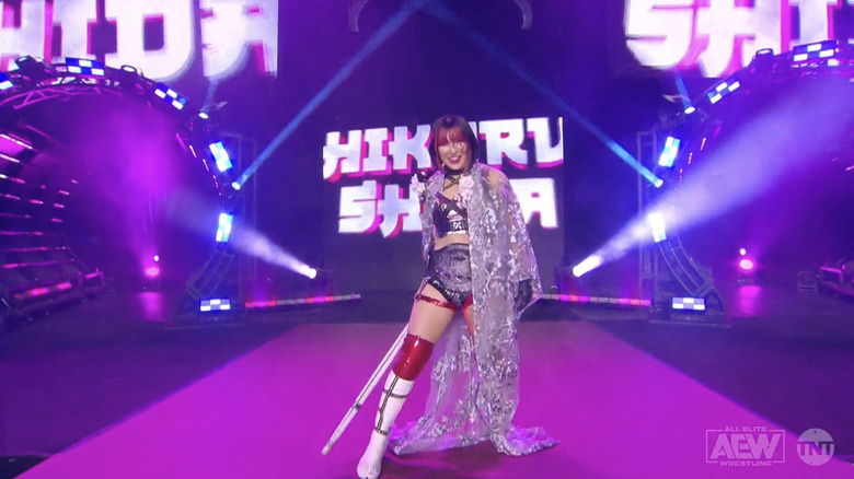 Shida heading to the ring