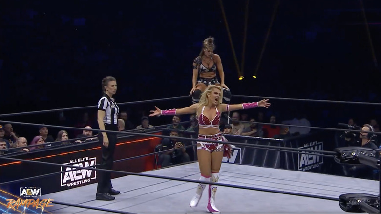 May and Jay in the ring