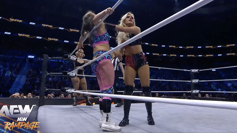 May and LMK in the ring