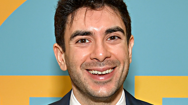 Tony Khan smiling