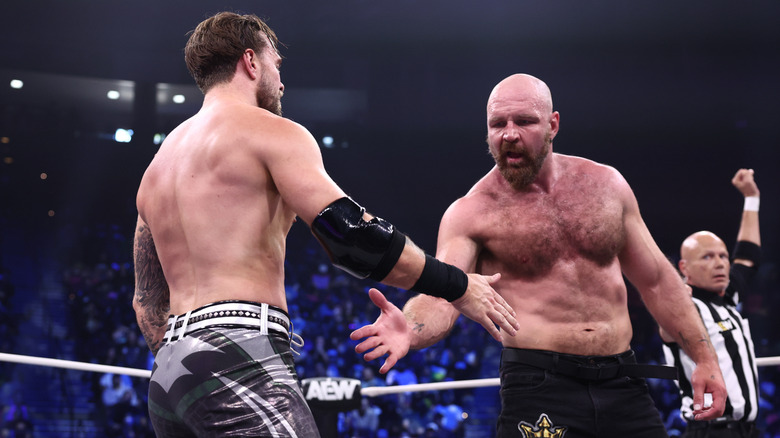 Will Ospreay and Jon Moxley go to shake hands in the ring following a victory on the July 1, 2026 edition of "AEW Dynamite."