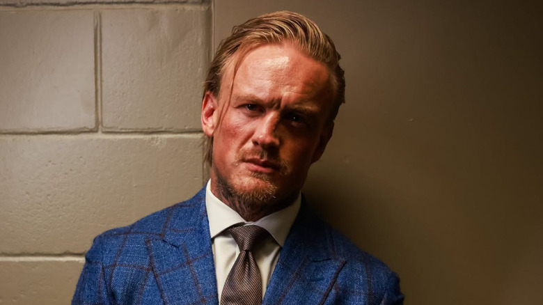 Ilja Dragunov backstage at WrestleDream before his debut