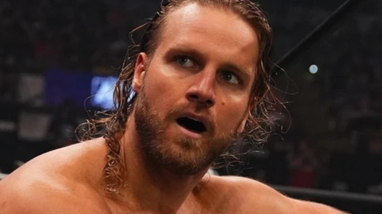 Hangman Page During A Match On AEW Dynamite
