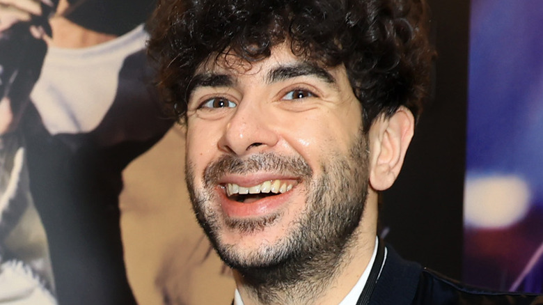 Tony Khan smiling