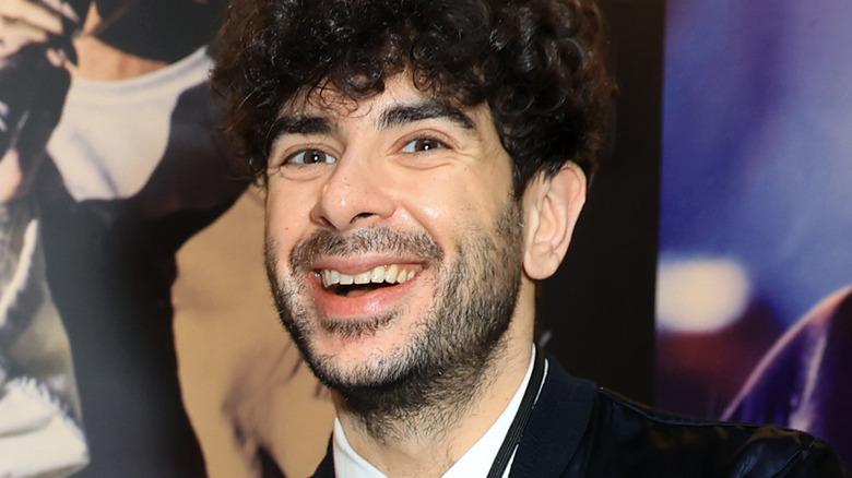 Tony Khan smiling