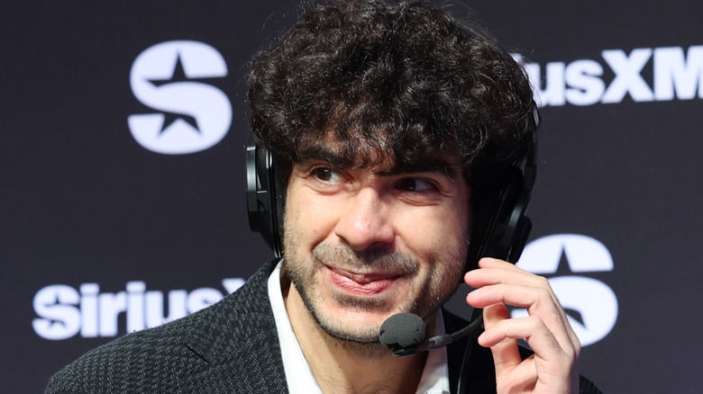 Tony Khan smiling