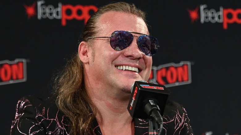Chris Jericho smiling