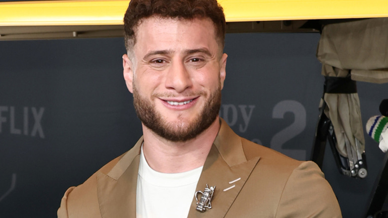 MJF looking very happy