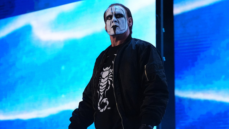 Sting makes his entrance 