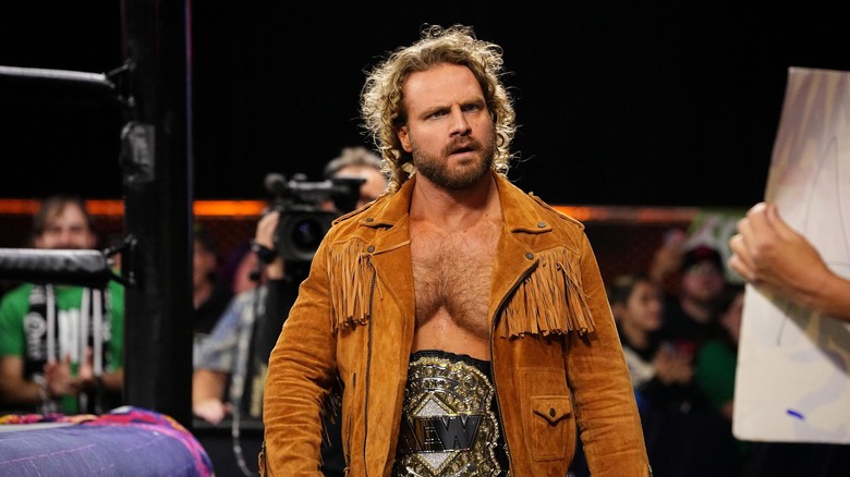 Hangman Page makes an entrance