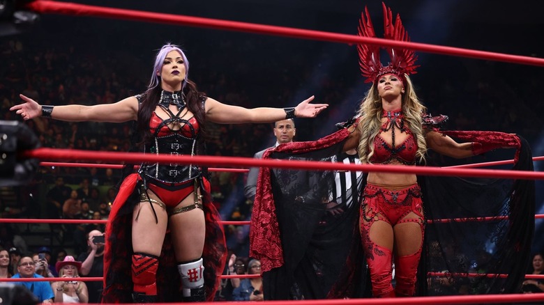 Lena Kross and Megan Bayne on "AEW Collision"