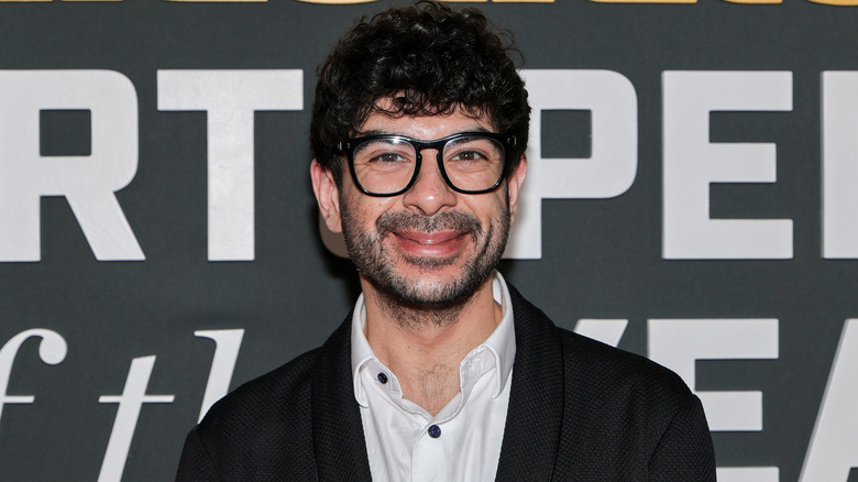 Tony Khan on the red carpet