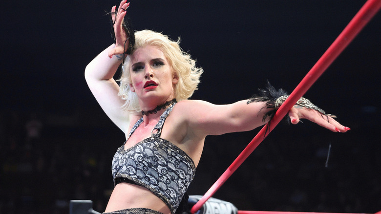 Toni Storm does not look amused