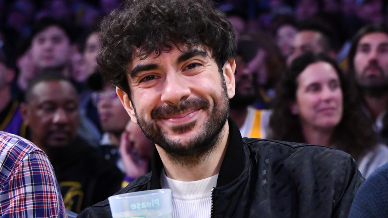 Tony Khan smiling