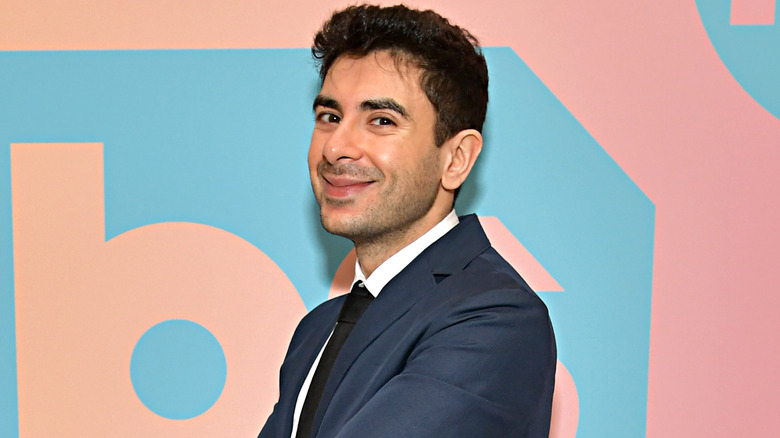 Tony Khan smiling