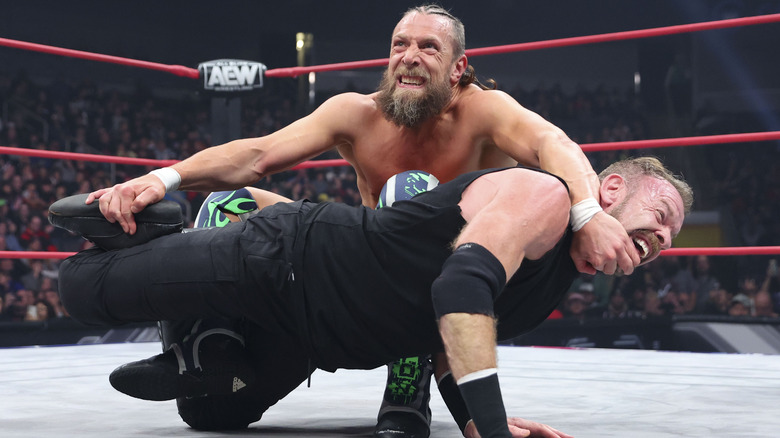 Bryan Danielson stretches Christian Cage