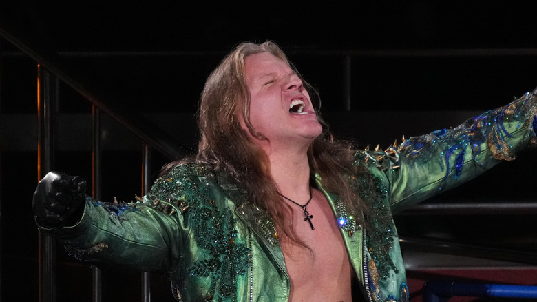 Chris Jericho getting fired up