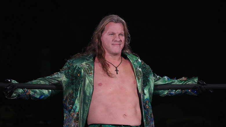 Chris Jericho poses in Japan