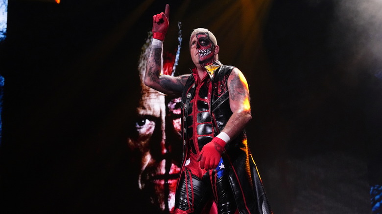 Dustin Rhodes makes his entrance