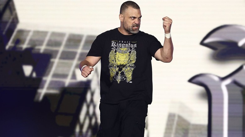 Eddie Kingston on his way to the ring